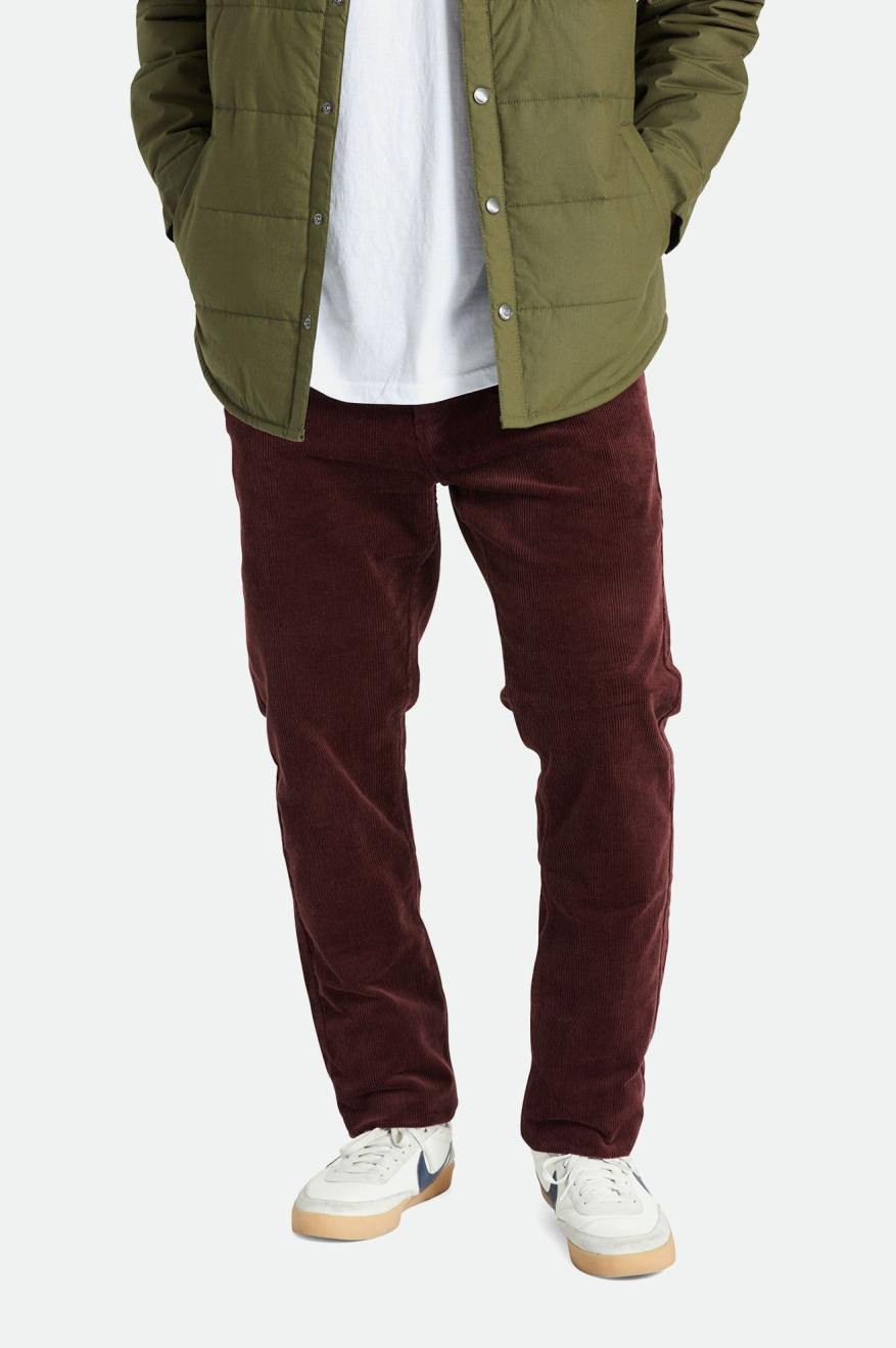 Men's Brixton Choice Chino Regular Pants Red | 4273605-TO