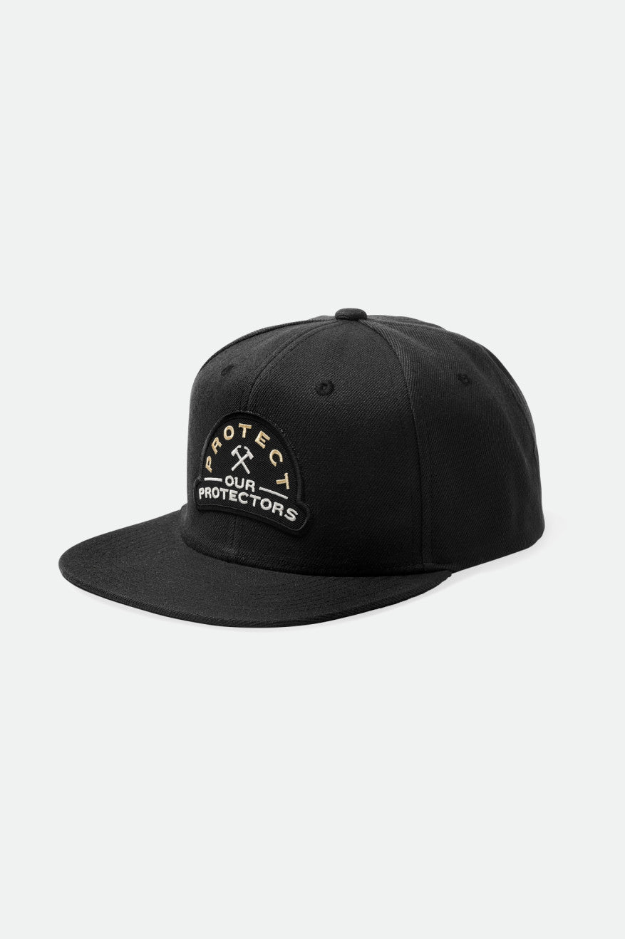 Men's Brixton Coors Protector MP Caps Black | 7829053-FB