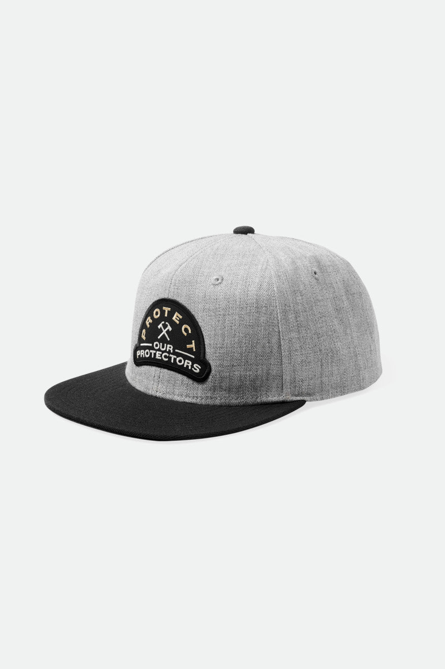 Men's Brixton Coors Protector MP Caps Light Grey / Black | 8327054-MZ