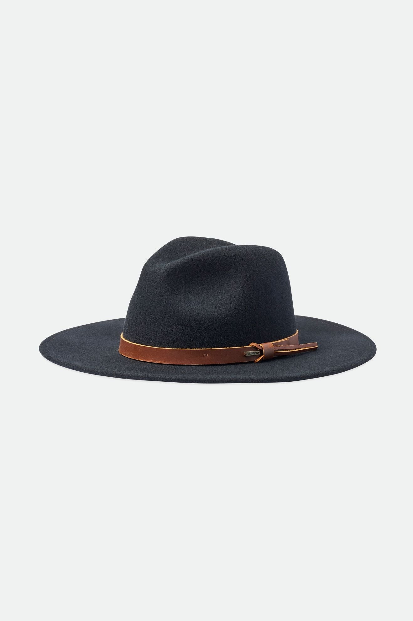 Men's Brixton Field Proper Hats Black | 1328506-IJ