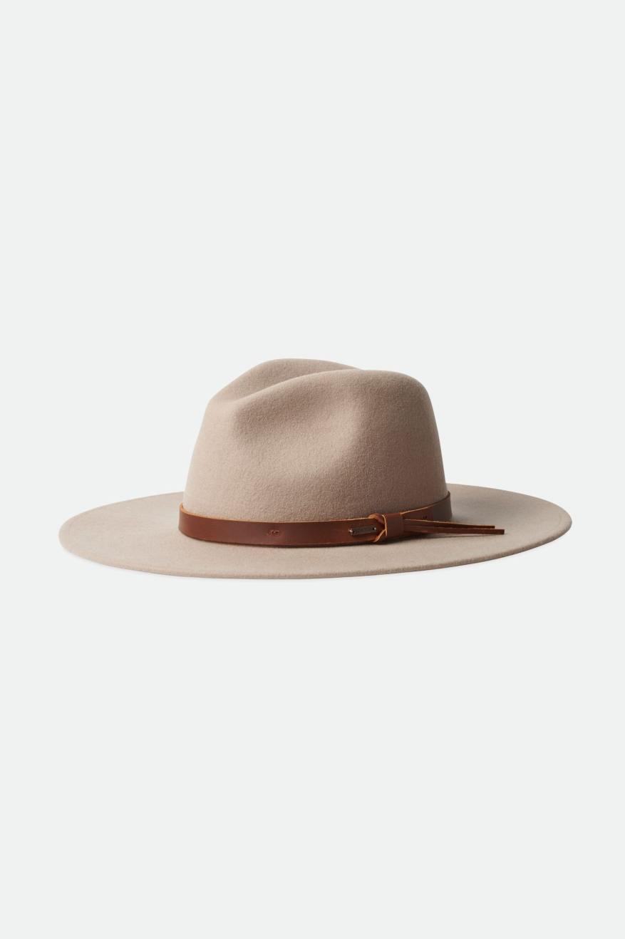 Men's Brixton Field Proper Hats White | 5806349-RN