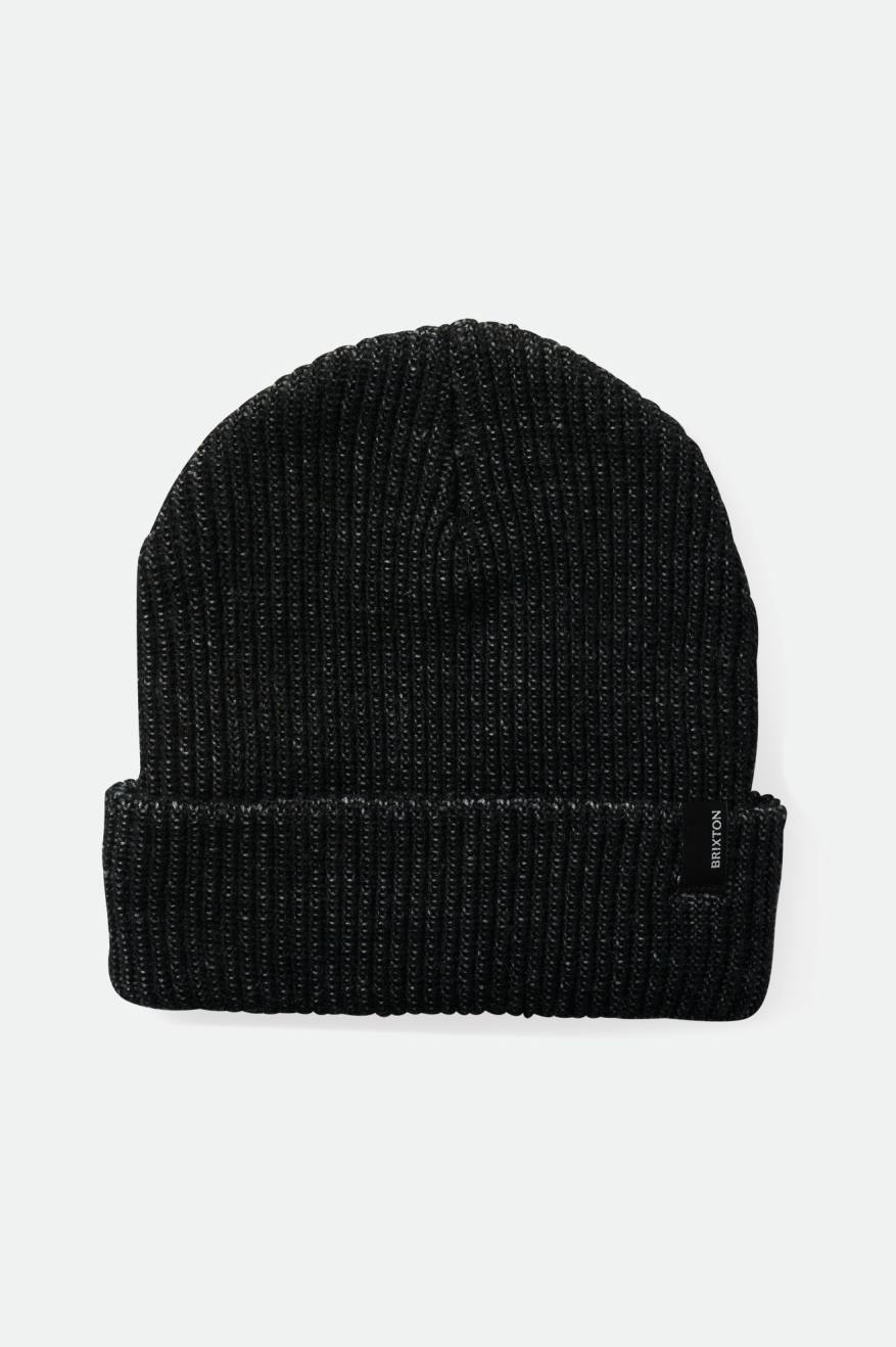 Men's Brixton Heist Beanie Black / Beige | 0421967-XC