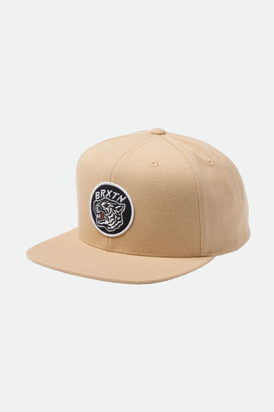 Men's Brixton Kit MP Caps Beige | 2813956-UI