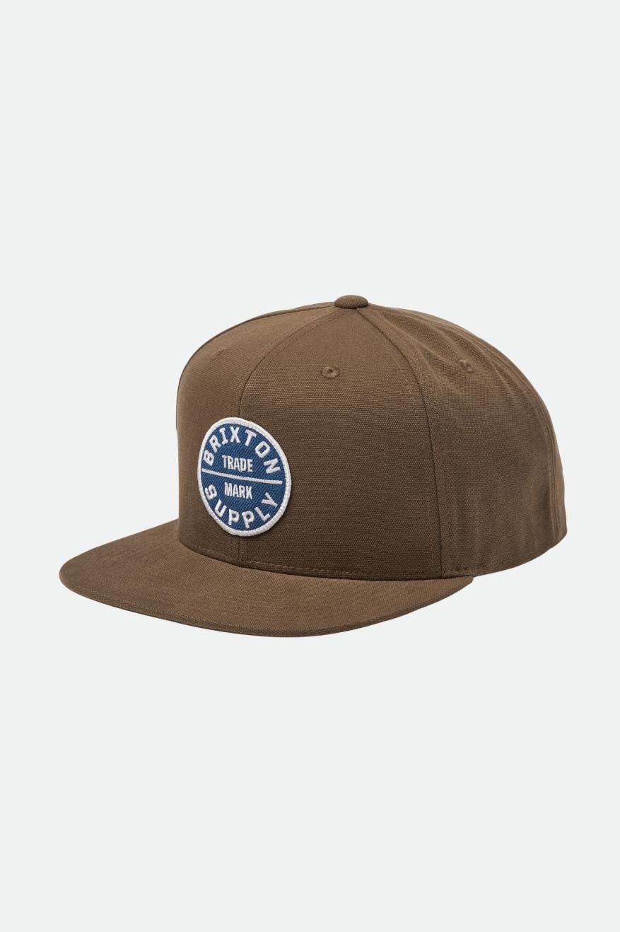 Men's Brixton Oath III Caps Brown | 1345670-GA