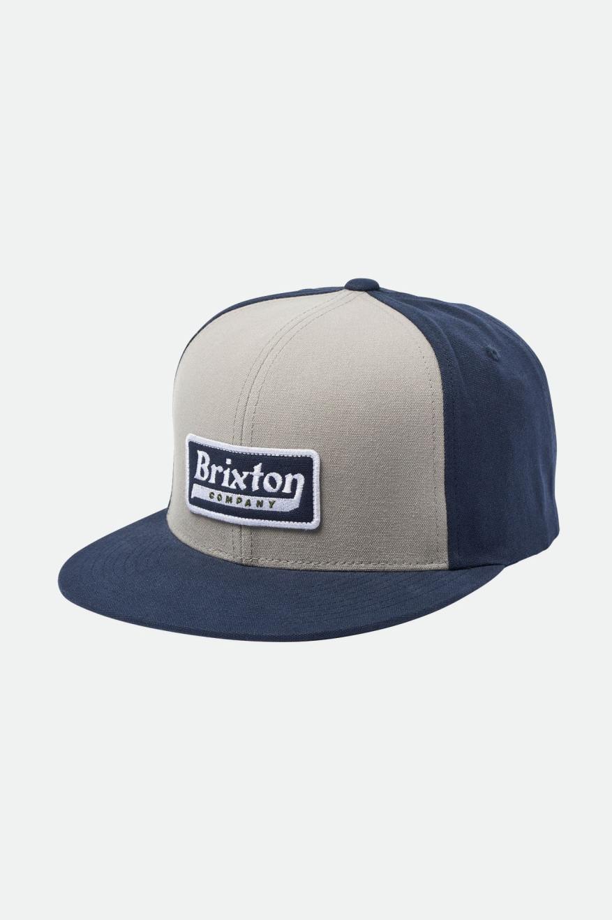 Men's Brixton Steadfast HP Caps Navy / Grey | 0184653-MG