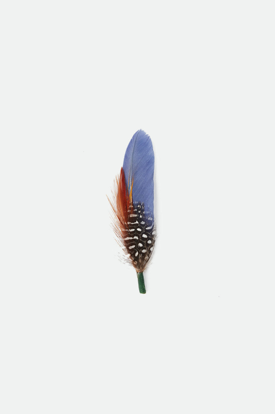 Unisex Brixton Frank Universal Hat Feather Accessories Blue | 0612379-BZ