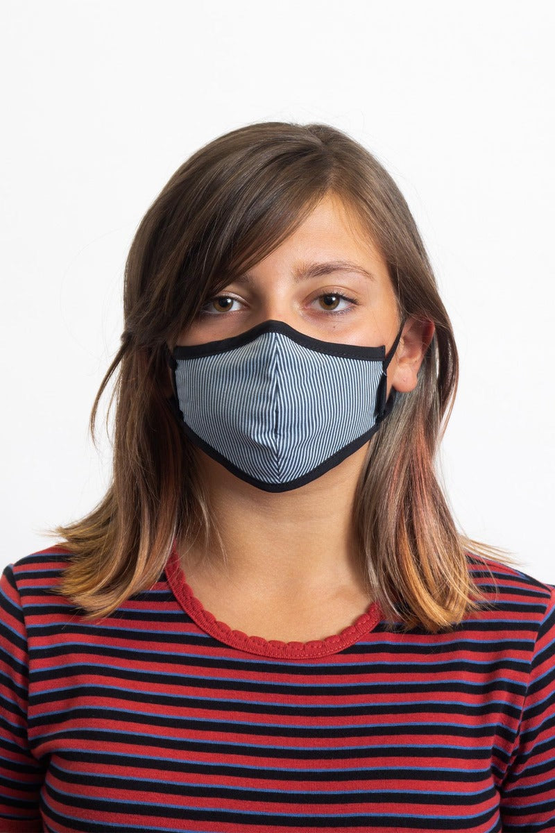 Unisex Brixton Youth Antimicrobial Face Masks Blue | 0897623-BI