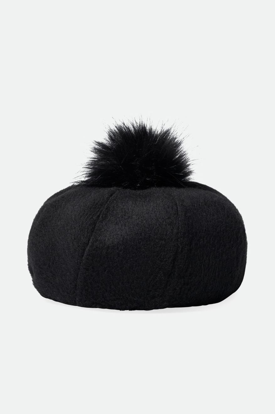 Women's Brixton Natalie Oversized Pom Berets Black | 3206594-AE