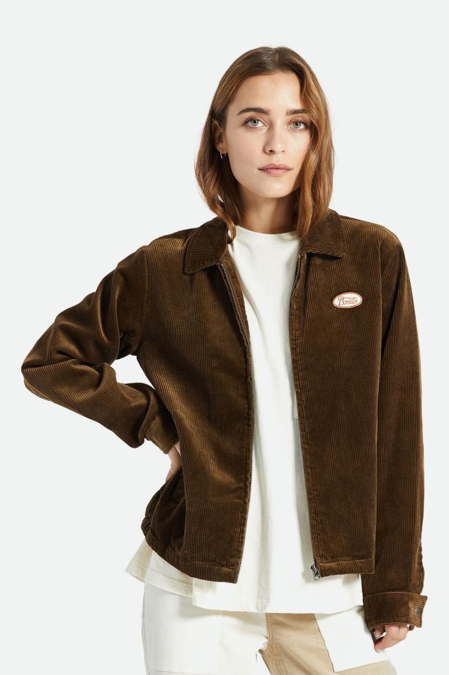 Women's Brixton Utopia Jackets Brown | 6809123-HA