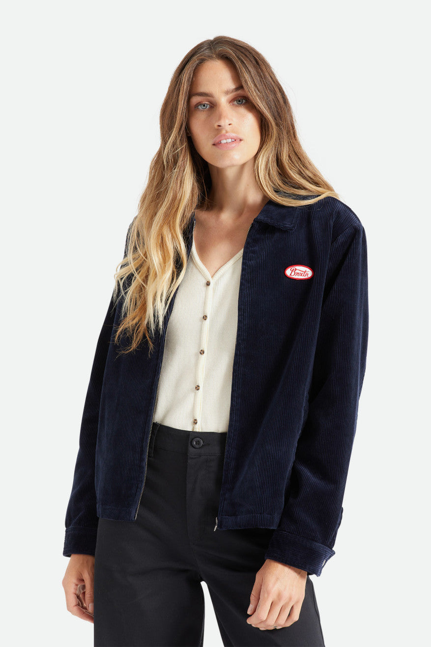 Women's Brixton Utopia Jackets Navy | 3782491-CV