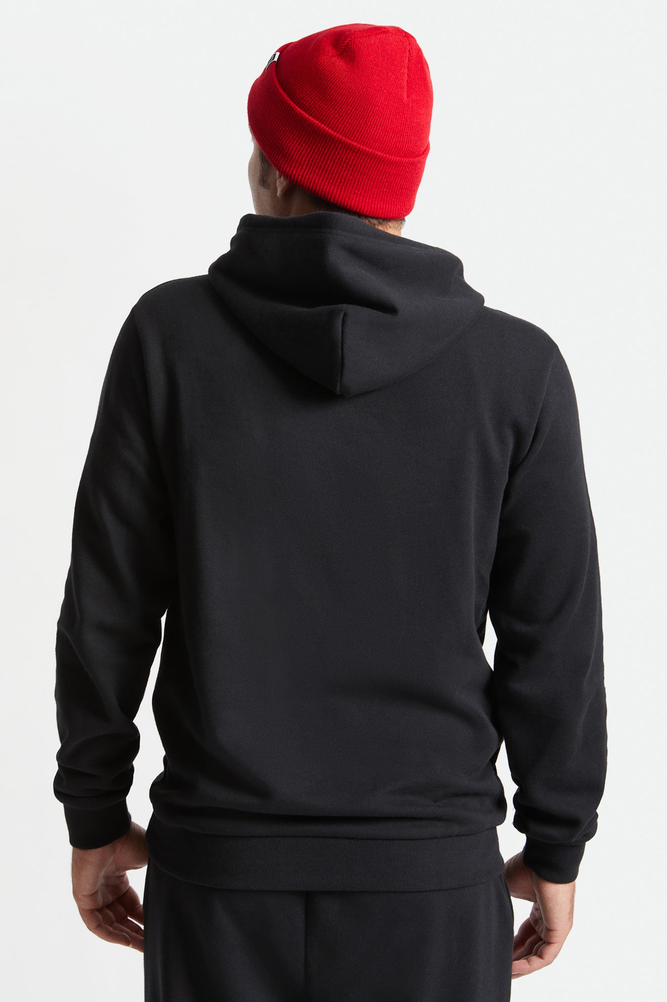 Men's Brixton Alton Hoodie Black | 4236591-JZ