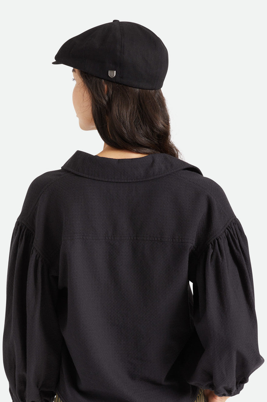 Men's Brixton Brood Snap Hats Black | 7562418-FJ