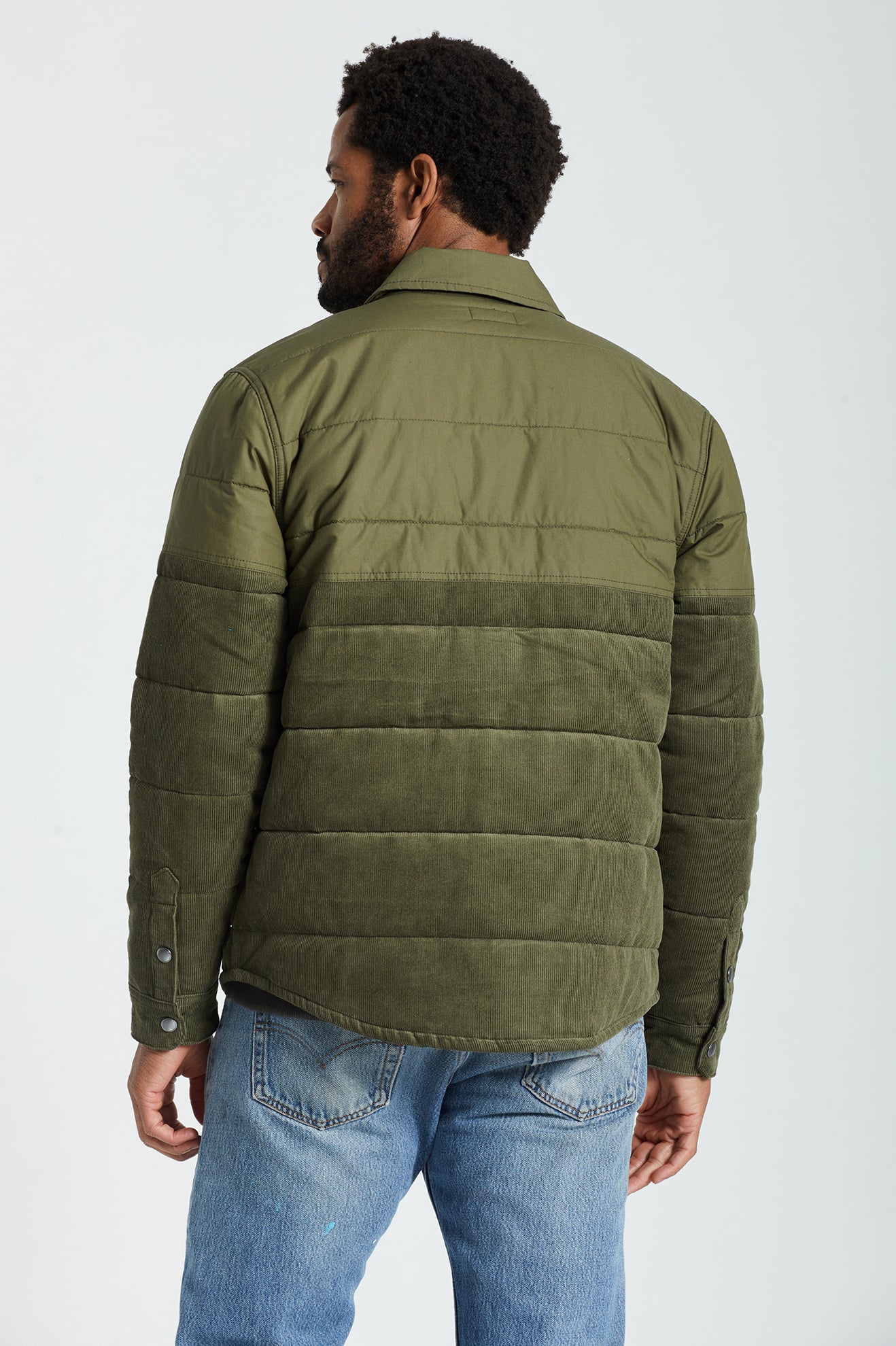 Men's Brixton Cass Jackets Olive | 7154826-LI