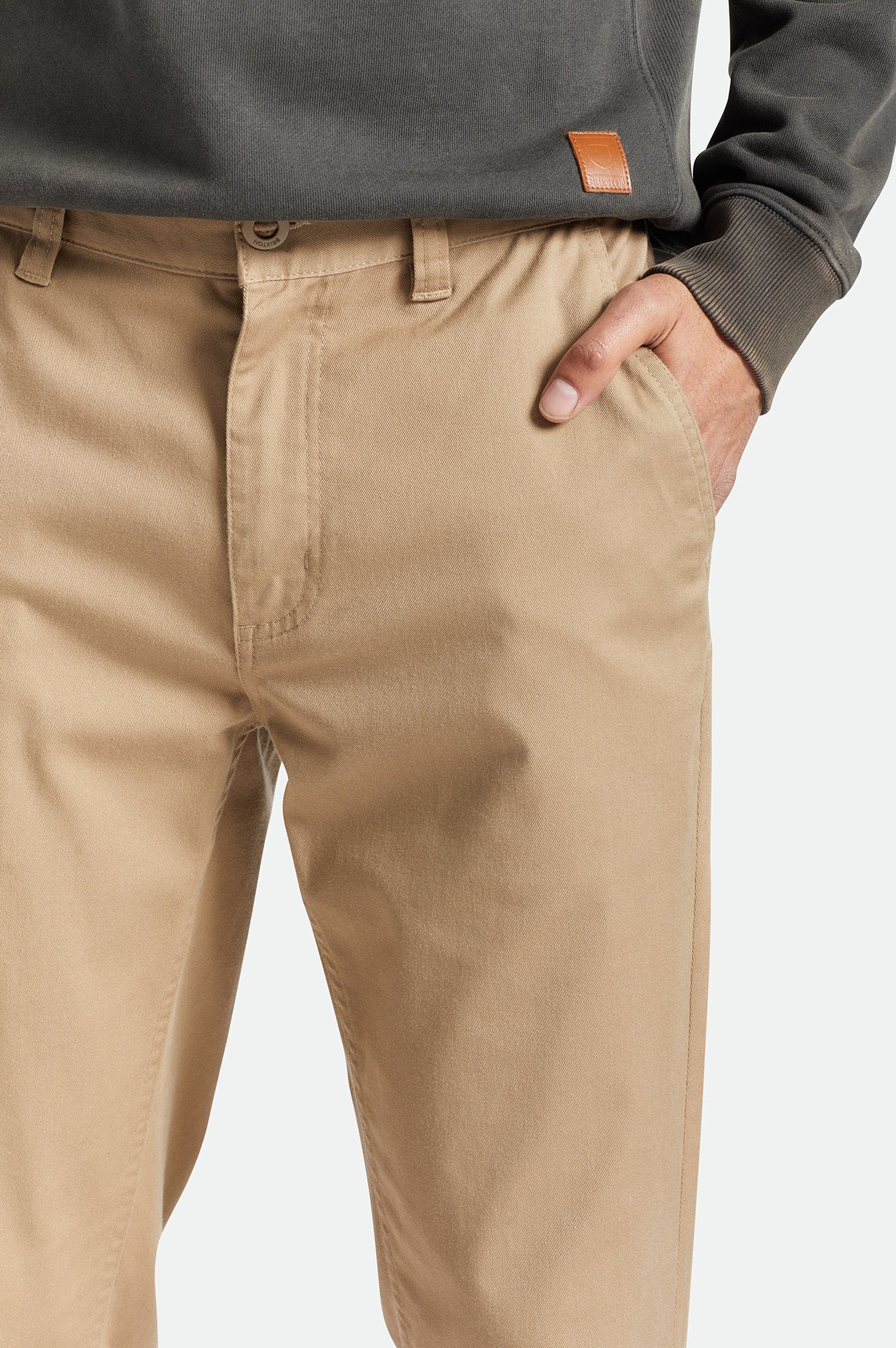 Men's Brixton Choice Chino Pants Khaki | 1408759-MB