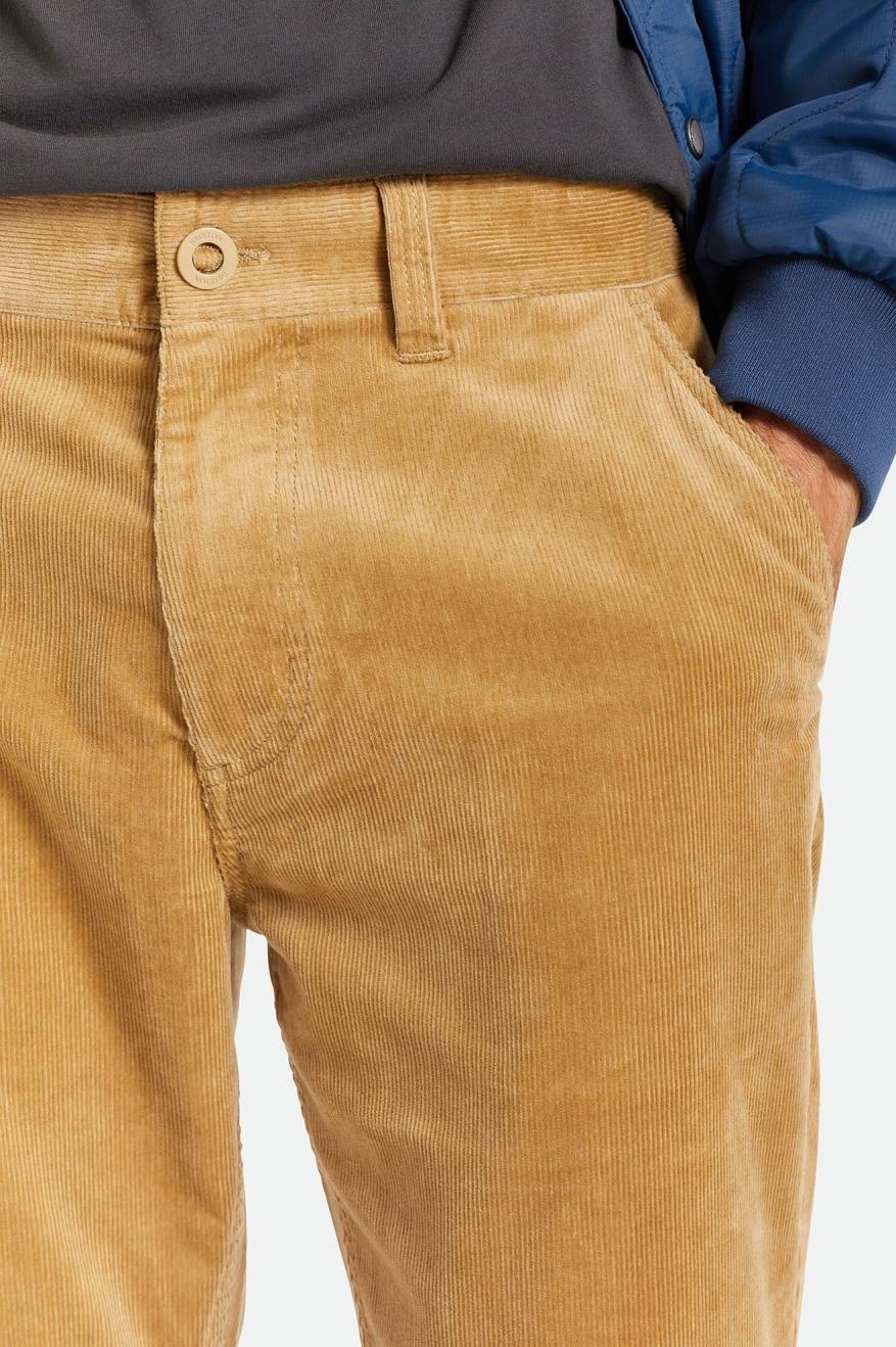 Men's Brixton Choice Chino Regular Pants Khaki | 0431685-SD