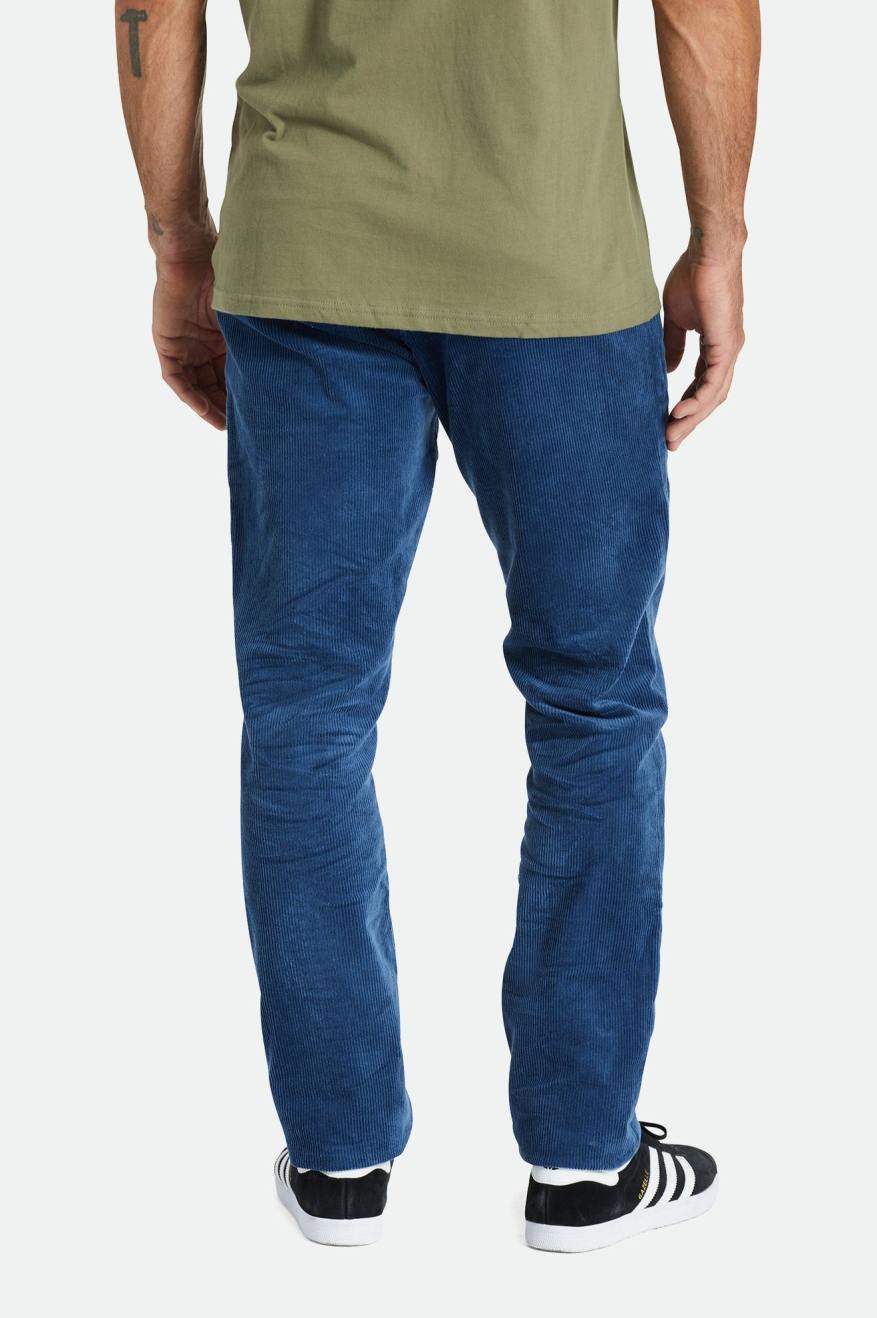 Men's Brixton Choice Chino Regular Pants Blue | 2974536-IZ