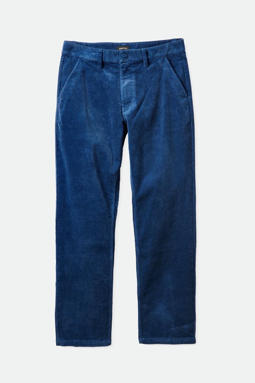 Men's Brixton Choice Chino Regular Pants Blue | 2974536-IZ