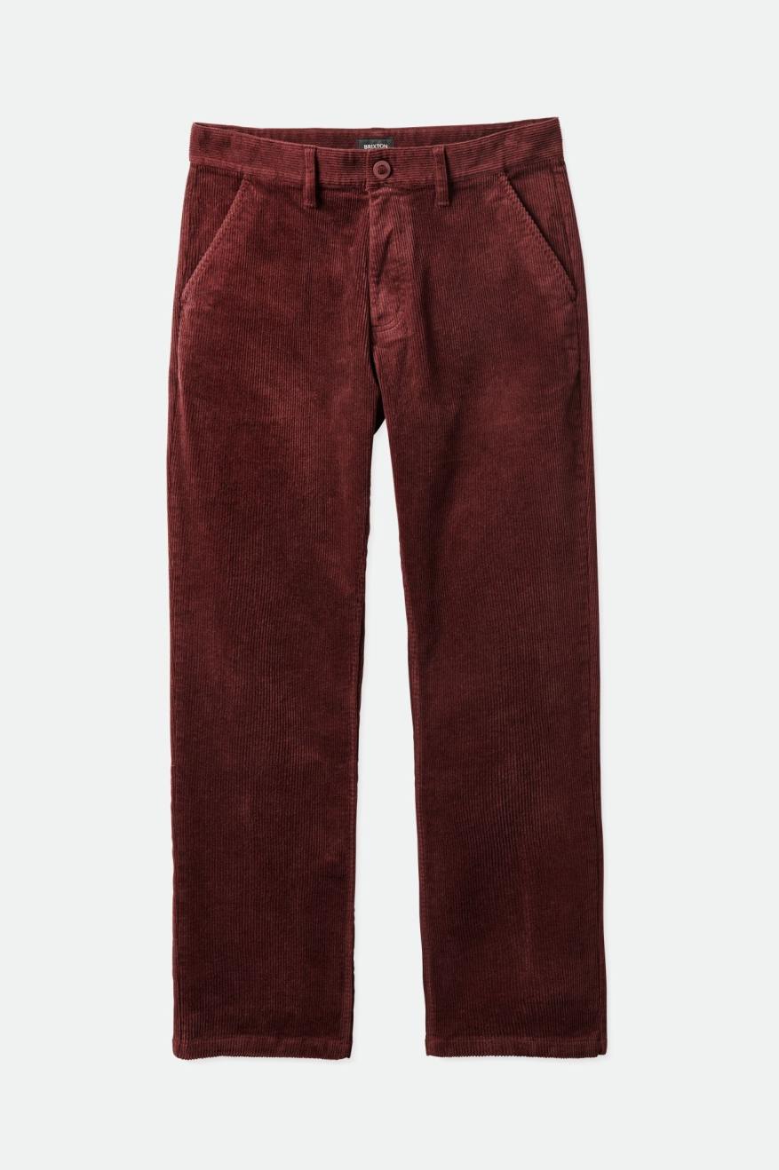 Men's Brixton Choice Chino Regular Pants Red | 4273605-TO