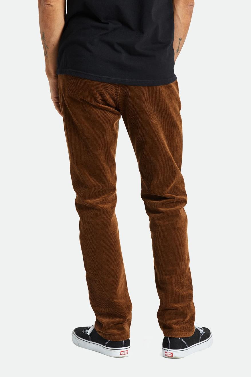 Men's Brixton Choice Chino Regular Pants Brown | 7581309-QT