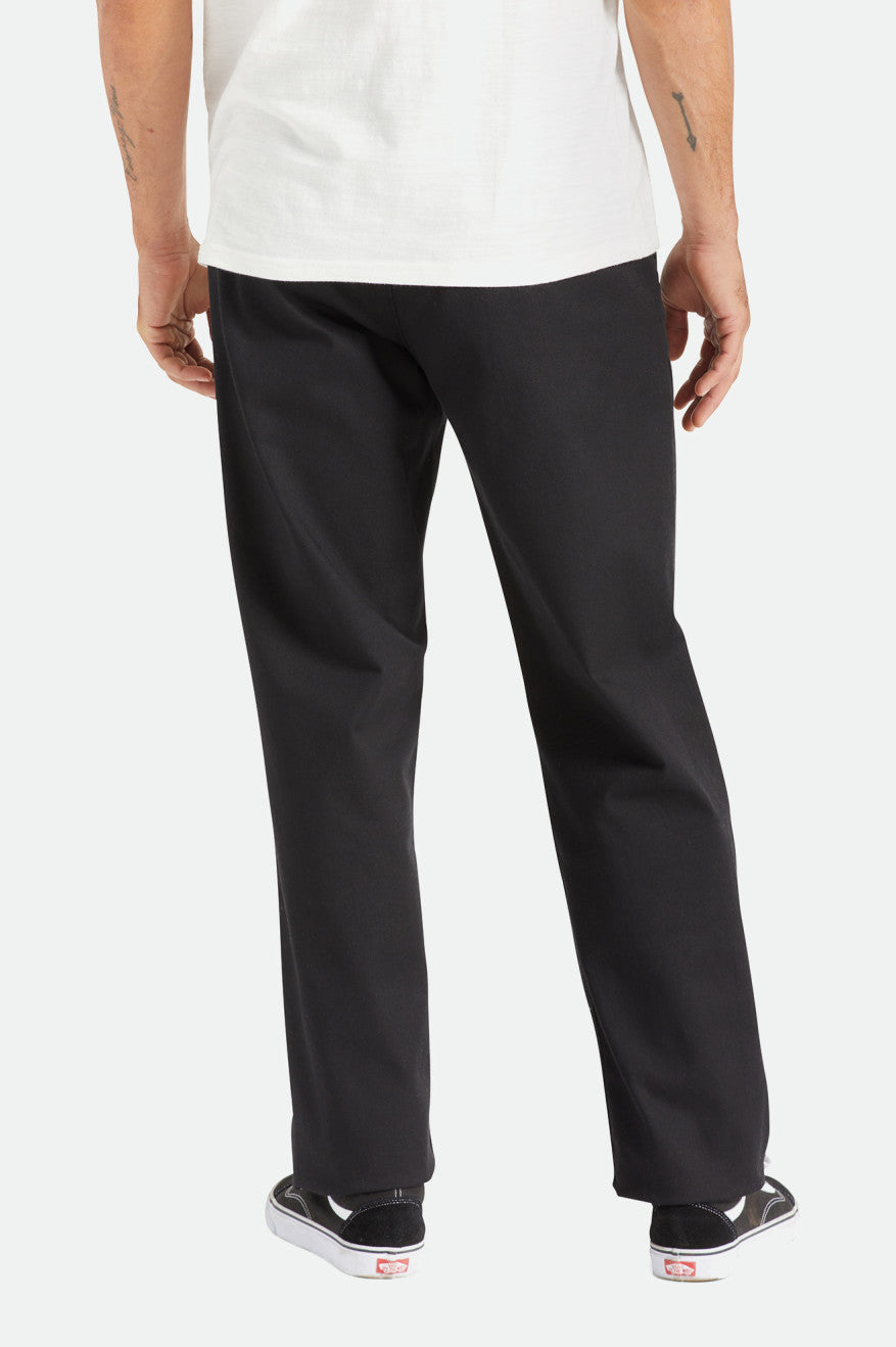 Men's Brixton Choice Chino Relaxed Pants Black | 0741582-UP