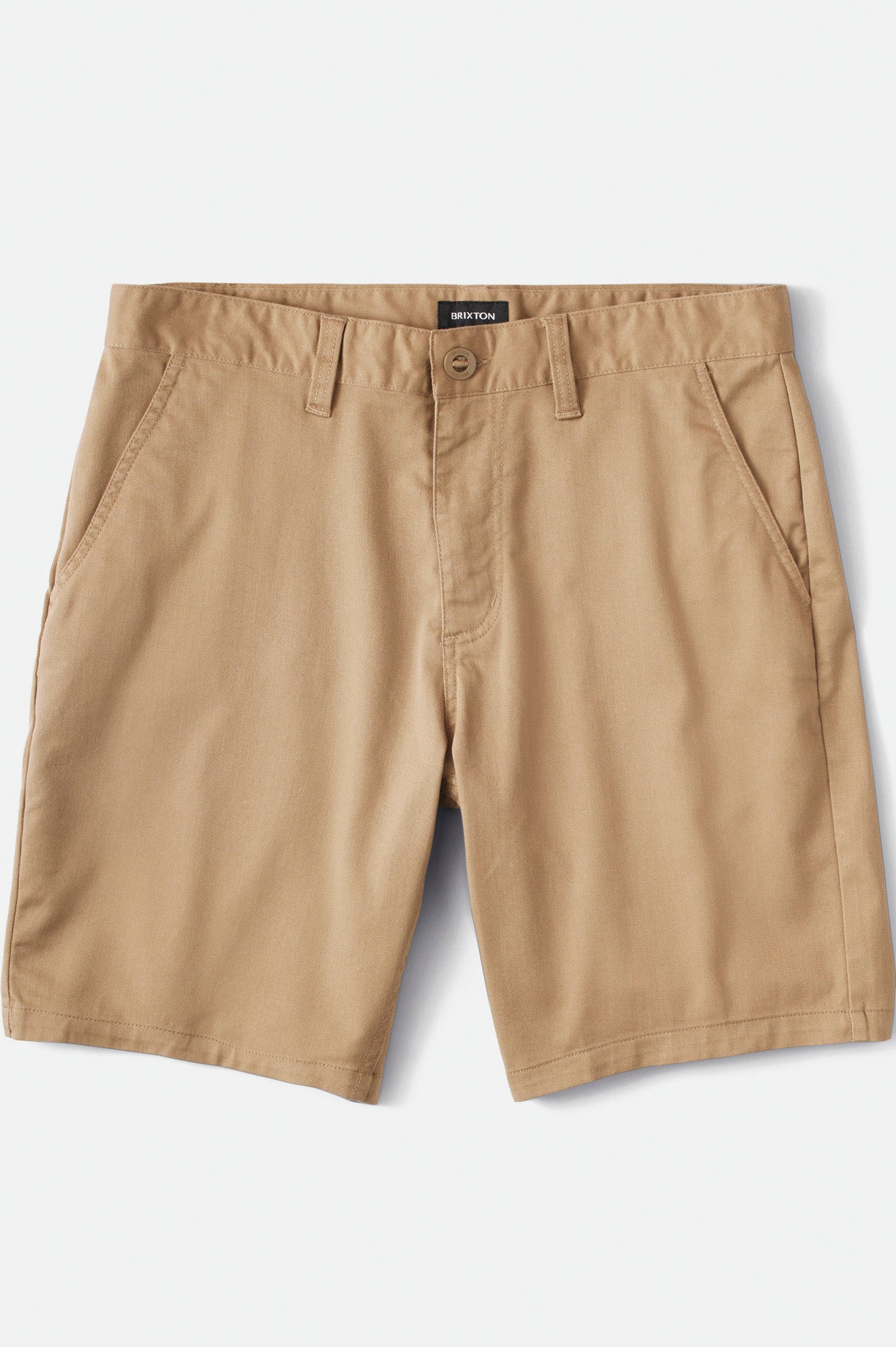 Men's Brixton Choice Chino Shorts Khaki | 7360295-LU