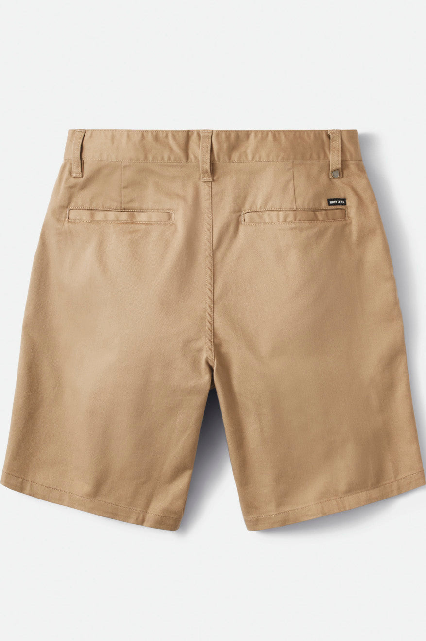 Men's Brixton Choice Chino Shorts Khaki | 7360295-LU