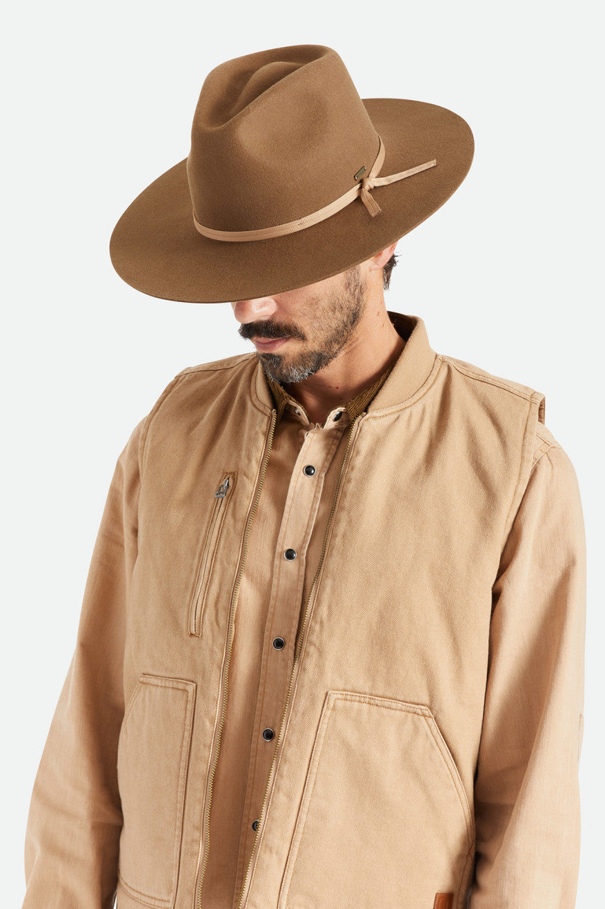 Men's Brixton Cohen Cowboy Hats Beige | 1309456-IR