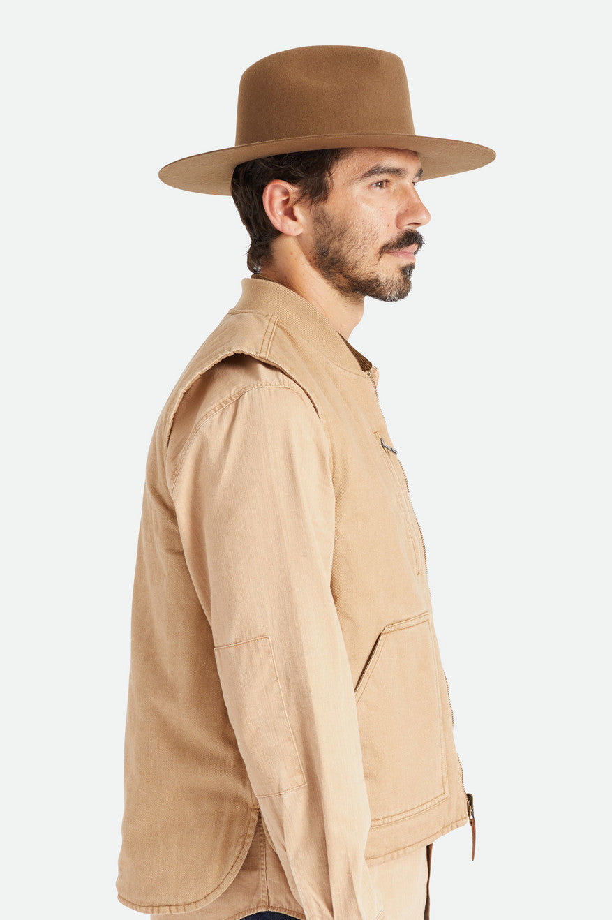 Men's Brixton Cohen Cowboy Hats Beige | 1309456-IR