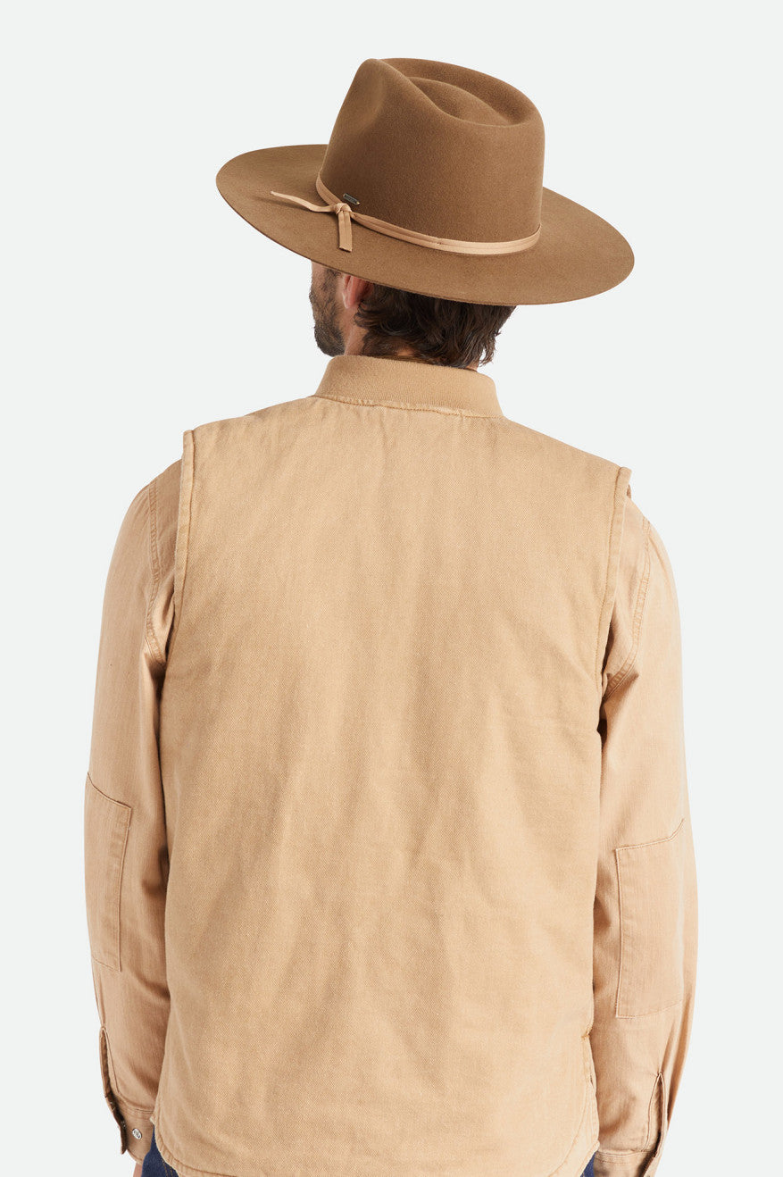 Men's Brixton Cohen Cowboy Hats Beige | 1309456-IR