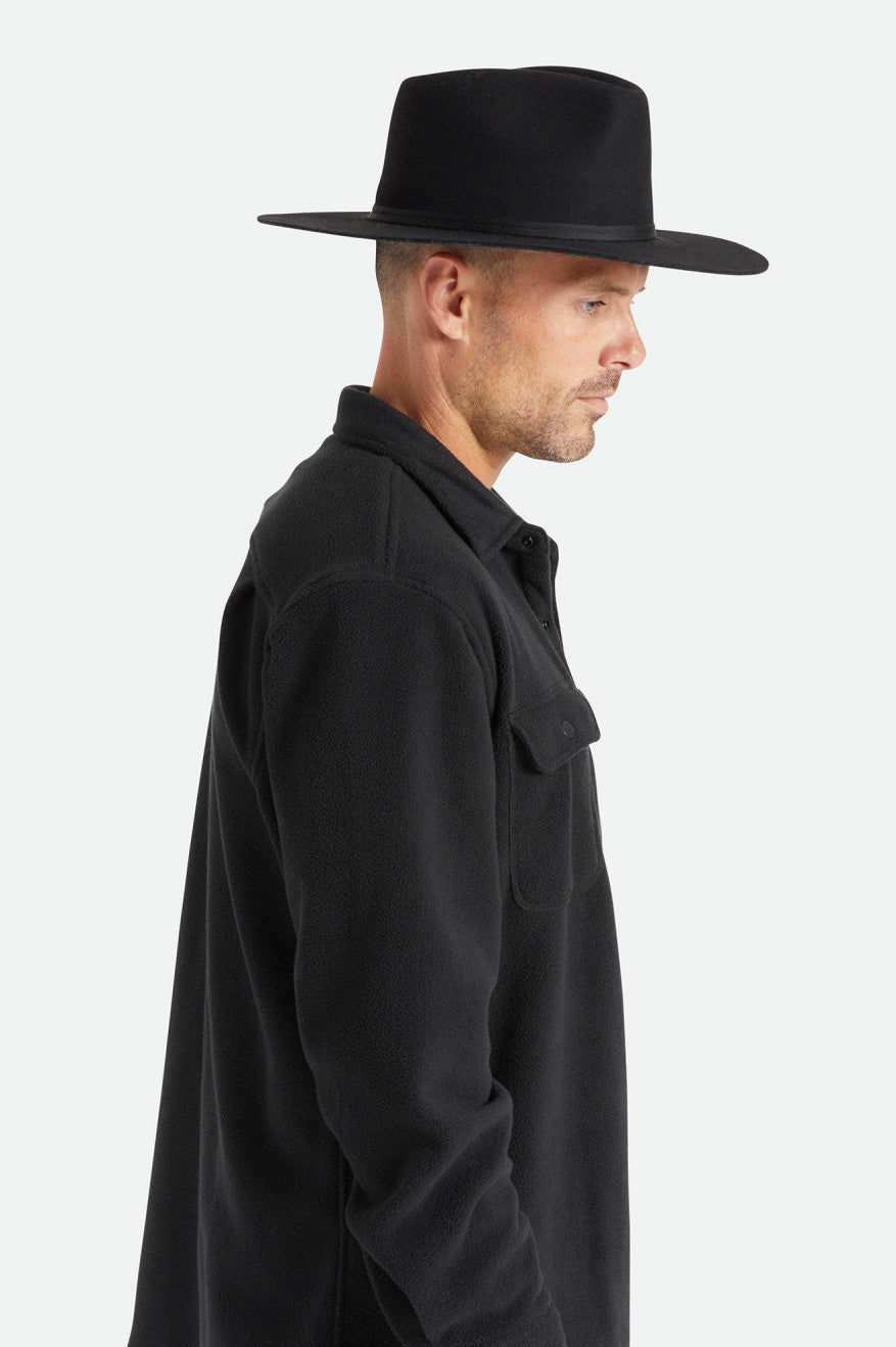 Men's Brixton Cohen Cowboy Hats Black | 3015498-BW