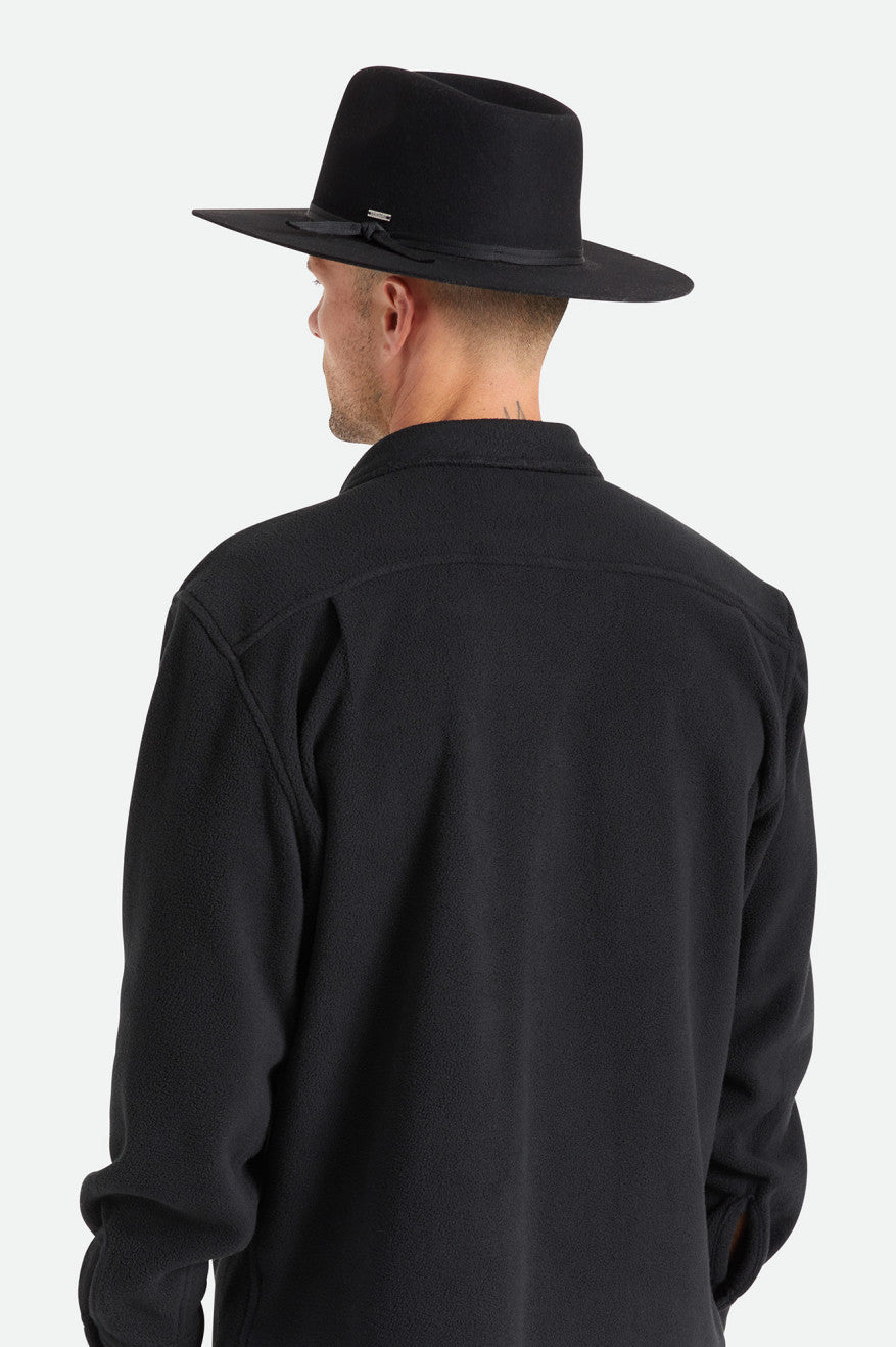 Men's Brixton Cohen Cowboy Hats Black | 3015498-BW