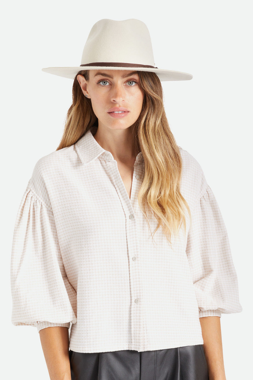 Men's Brixton Cohen Cowboy Hats White | 5126470-BY