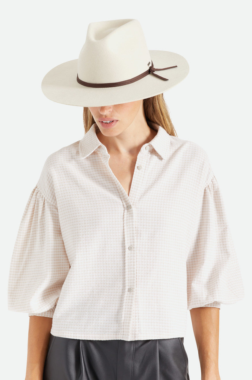 Men's Brixton Cohen Cowboy Hats White | 5126470-BY