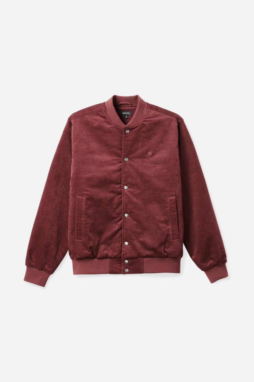 Men's Brixton Dillinger Bomber Jackets Red | 3928704-UN