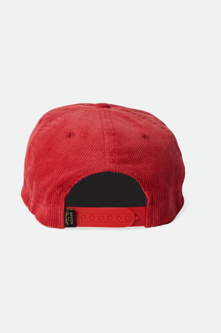 Men's Brixton Fender Jaguar Contour MP Caps Red | 3845610-QP