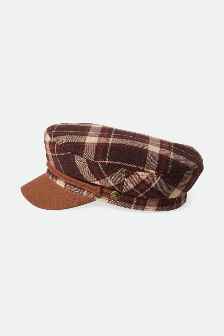 Men's Brixton Fender Jaguar Fiddler Hats Brown | 8927450-XS