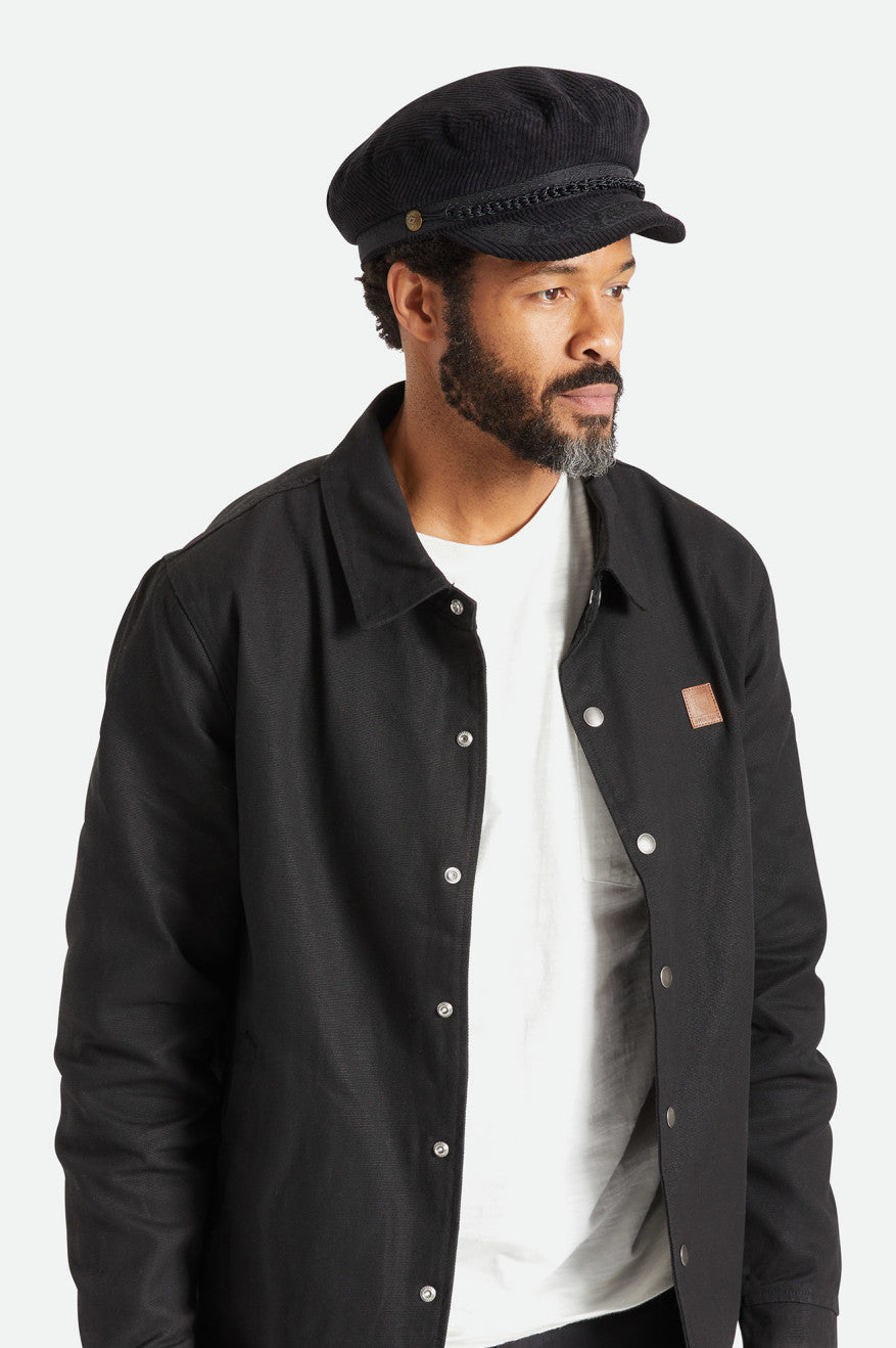 Men's Brixton Fiddler Reserve Hats Black | 2658947-XM