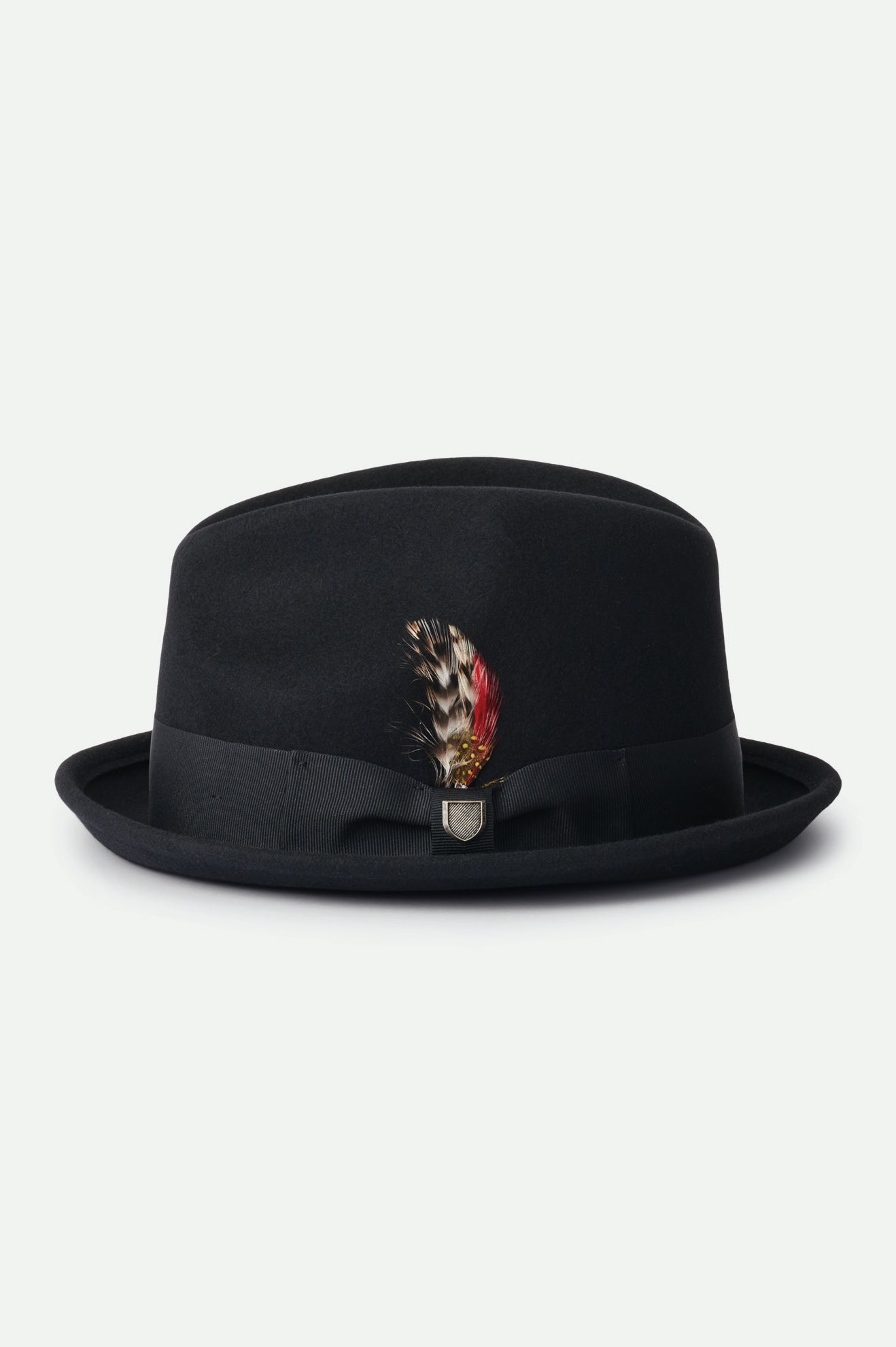 Men's Brixton Gain Fedoras Black | 0941253-PV