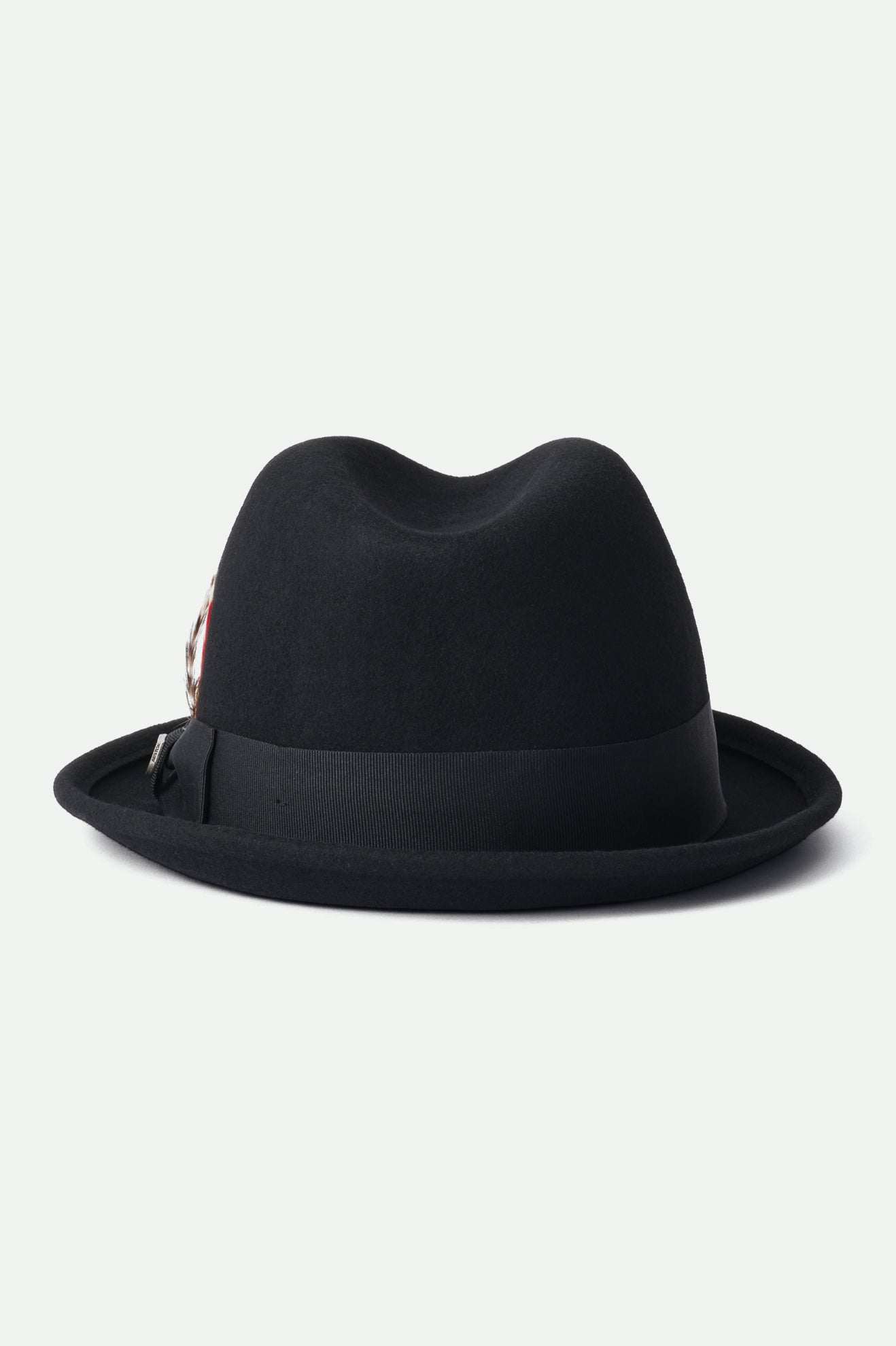 Men's Brixton Gain Fedoras Black | 0941253-PV