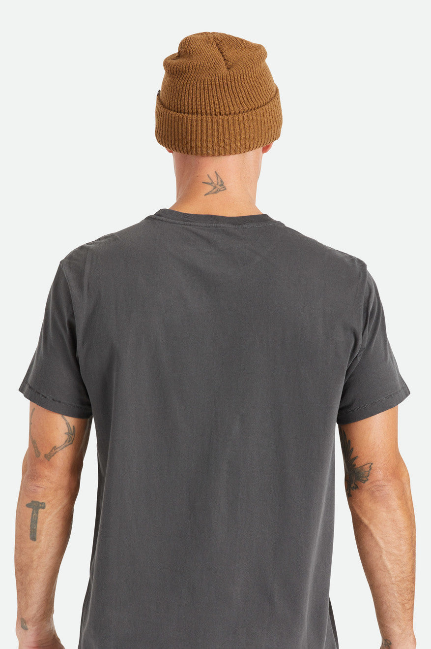 Men's Brixton Heist Beanie Brown | 0985416-HZ