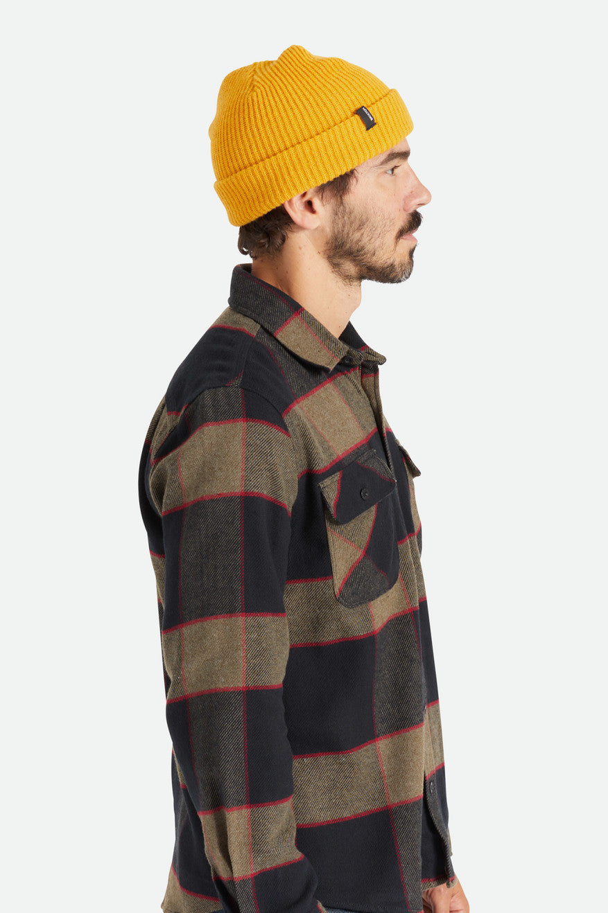 Men's Brixton Heist Beanie Mustard | 0162574-OK