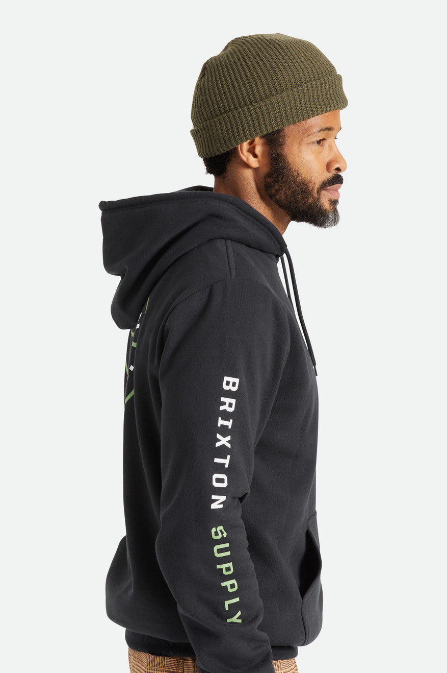 Men's Brixton Heist Beanie Olive | 9732815-KP