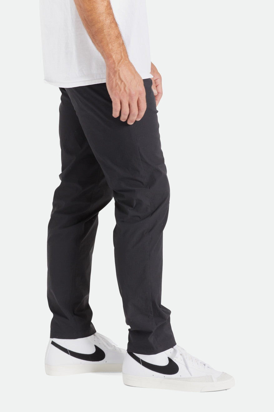 Men's Brixton Knox Utility Slim Pants Black | 1625789-QX