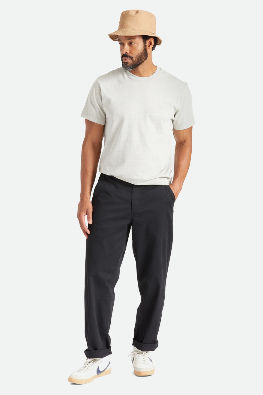 Men's Brixton Medina Pants Black | 8137429-PW