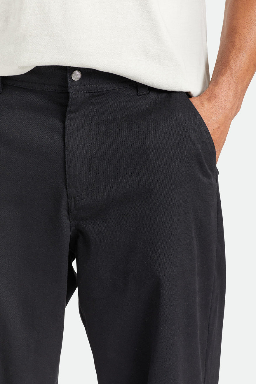 Men's Brixton Medina Pants Black | 8137429-PW