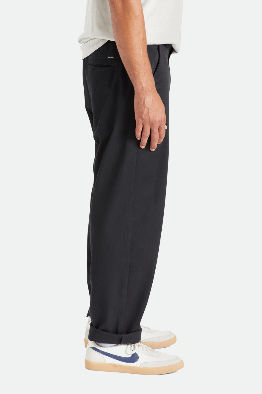 Men's Brixton Medina Pants Black | 8137429-PW