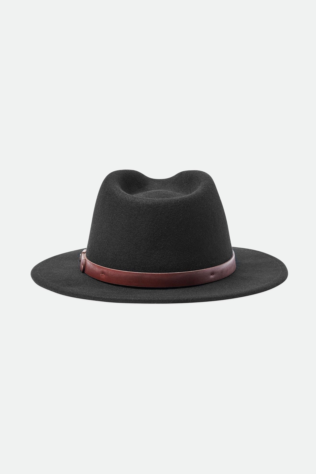 Men's Brixton Messer Fedoras Black | 0469825-DV