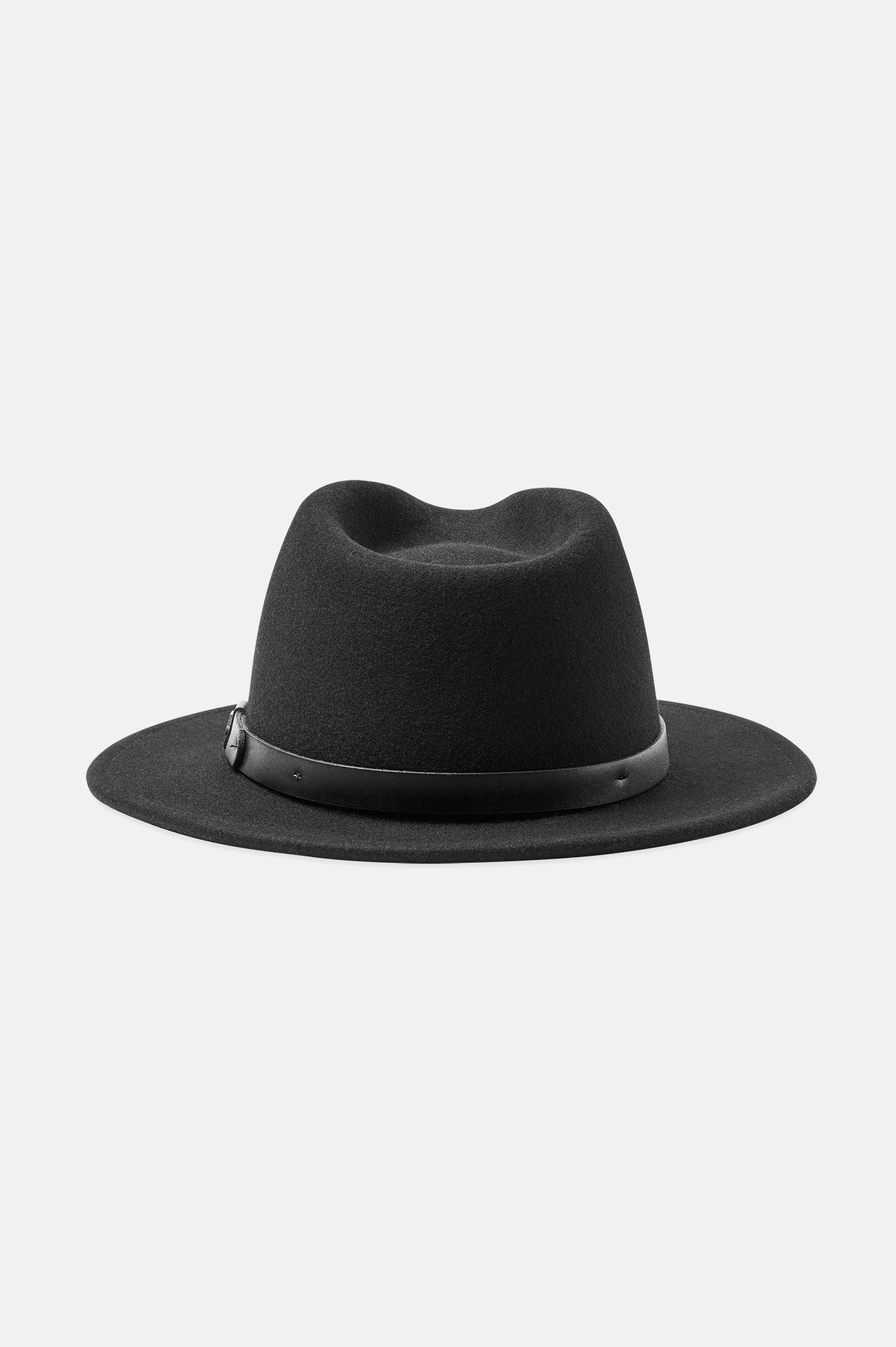 Men's Brixton Messer Fedoras Black | 3920481-JU