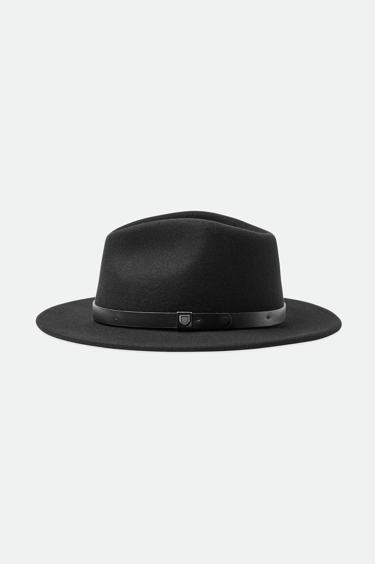 Men's Brixton Messer Fedoras Black | 3920481-JU