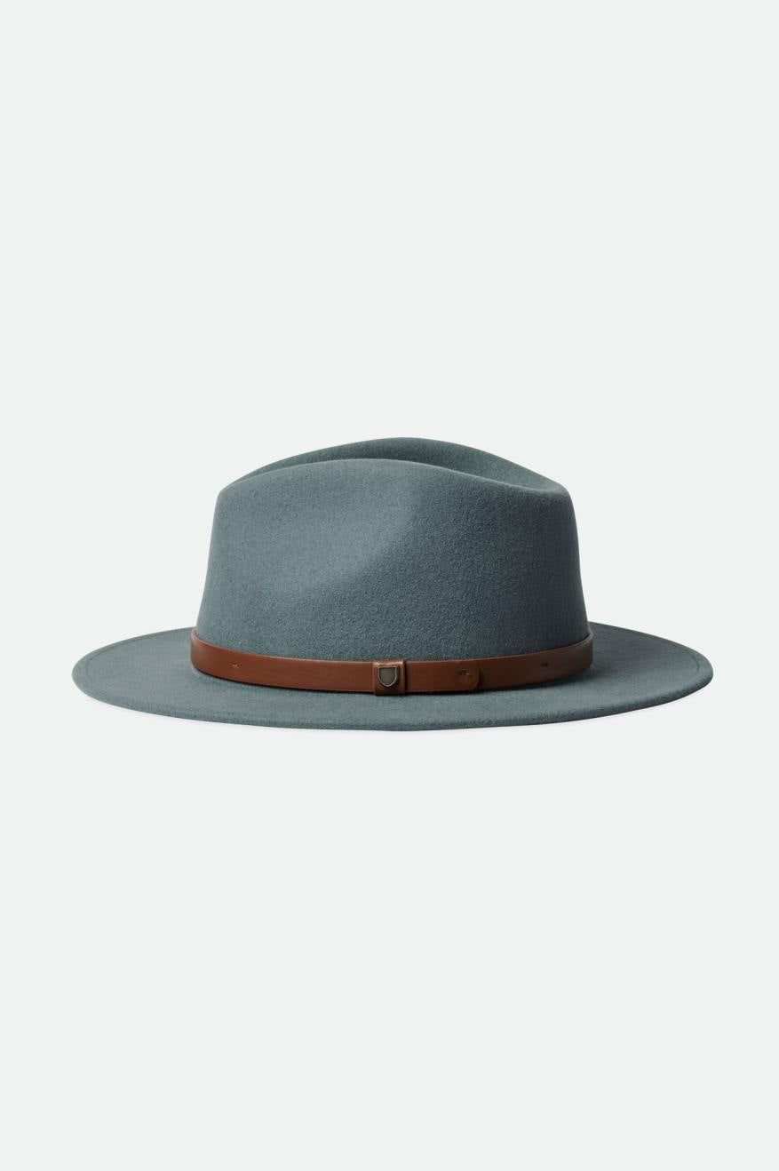 Men's Brixton Messer Fedoras Blue | 3956418-PJ